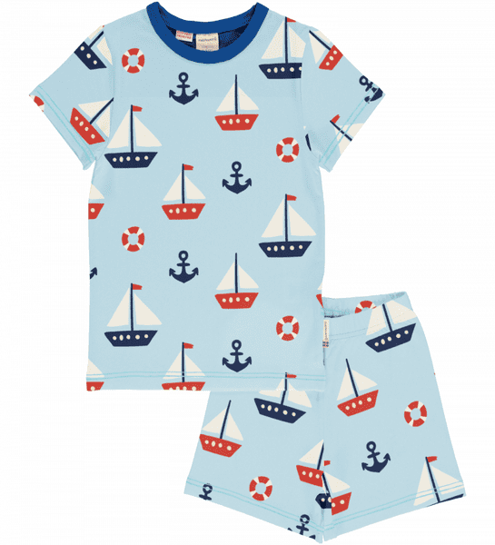 Maxomorra Sailboat Short PJ's SS26