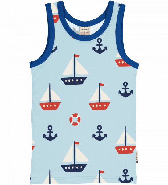 Maxomorra Sailboat Tank Top SS26