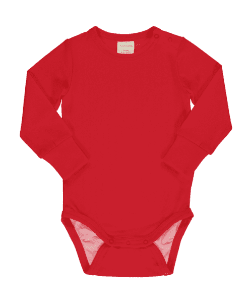 Maxomorra Scary Red Long Sleeve Body