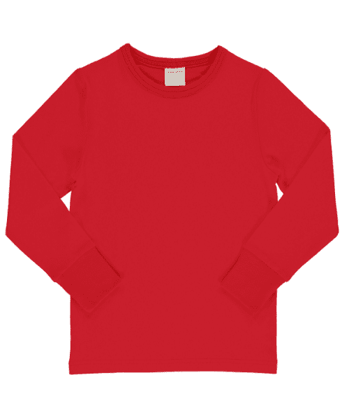 Maxomorra Scary Red Long Sleeve Top