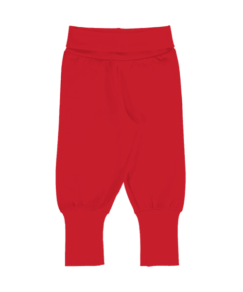 Maxomorra Scary Red Rib Pants