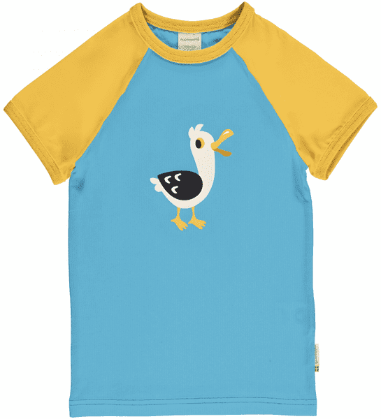 Maxomorra Seagull Raglan Top SS25