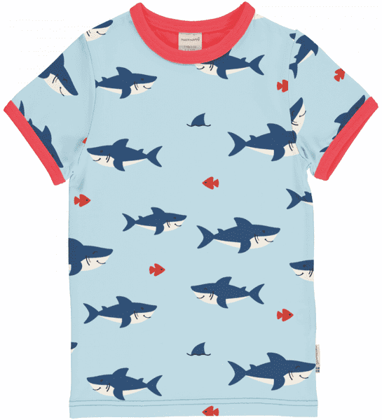 Maxomorra Shark Short Sleeve Top SS26