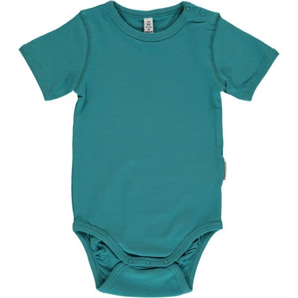 Maxomorra Short Sleeve Body Soft Petrol