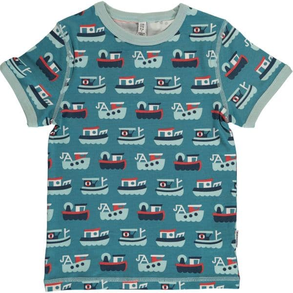 Maxomorra Short Sleeve Top Trawler