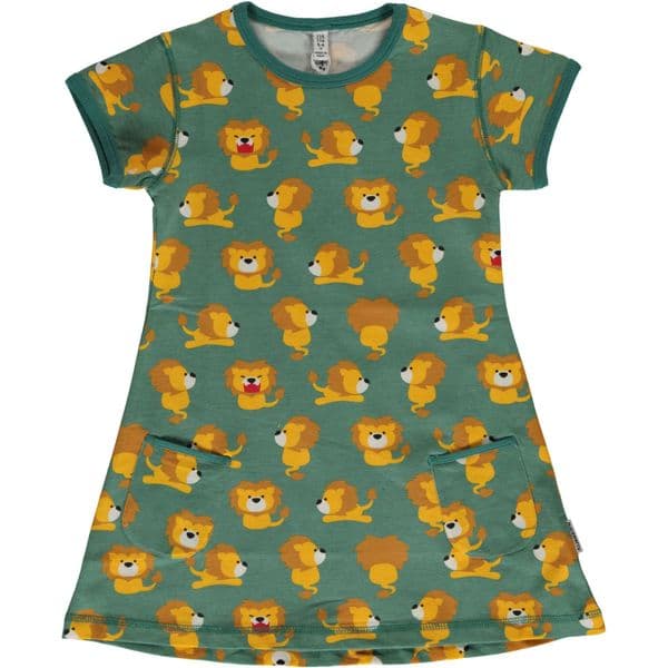 Maxomorra Short Sleeve Tunic Lion