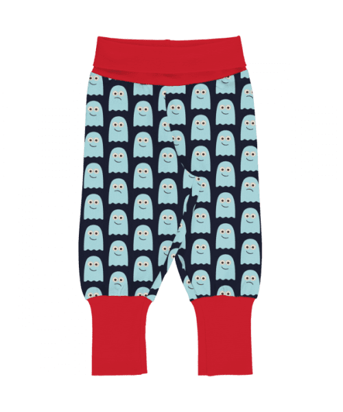Maxomorra Spooky Ghost Rib Pants