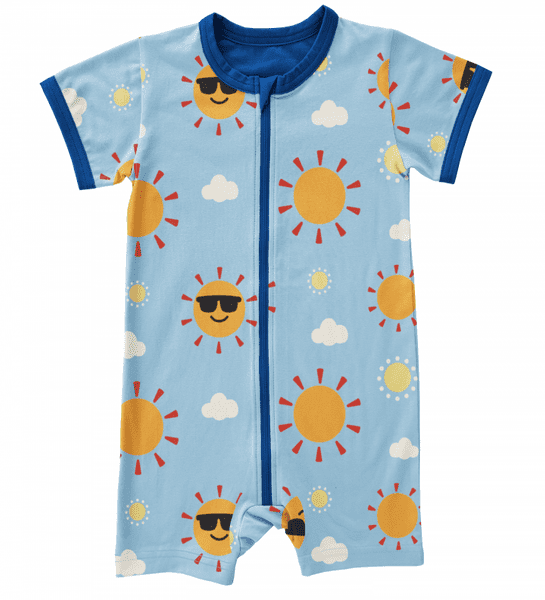 Maxomorra Sun Short Zip Rompersuit