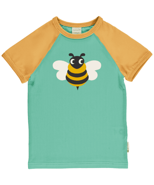 Maxomorra Swedish Vibes Bee Raglan Top