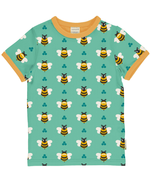 Maxomorra Swedish Vibes Bee Short Sleeve Top