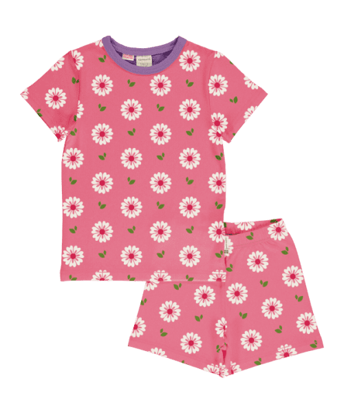 Maxomorra Swedish Vibes Flowers Short PJ's