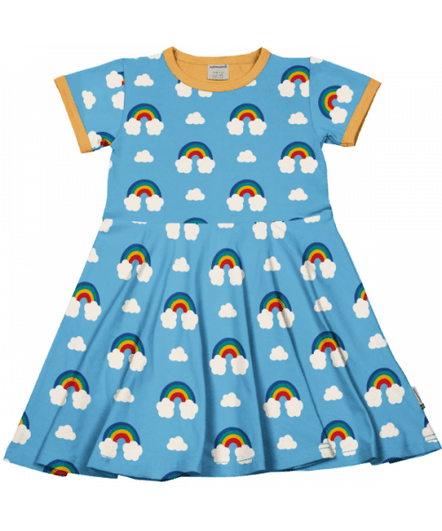 Maxomorra Swedish Vibes Rainbow Circle Dress