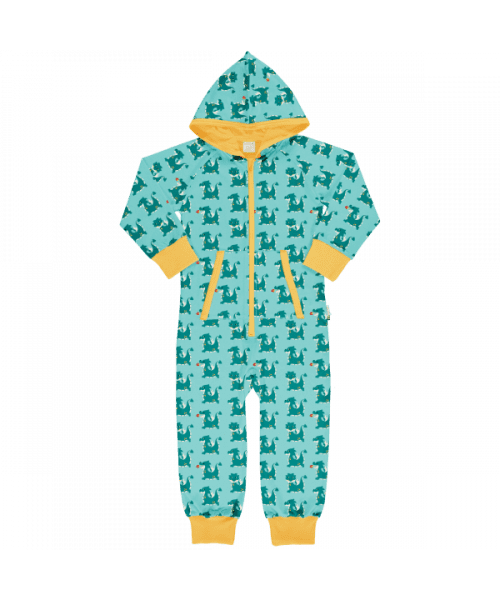 Maxomorra Tales Dragon Lined Hooded Onesie