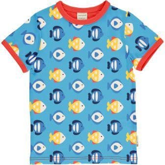 Maxomorra Tropical Aquarium Short Sleeve Top