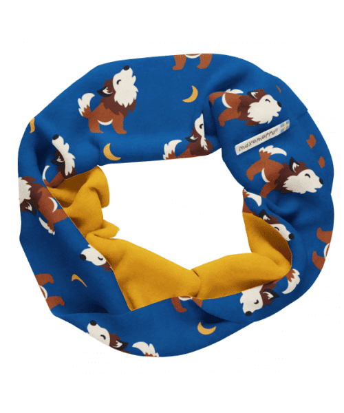 Maxomorra Wolf Sweat Tube Scarf AW24