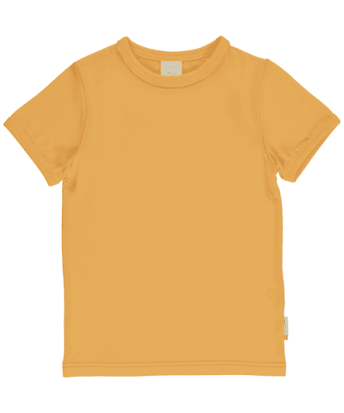 Maxomorra Yellow Short Sleeve Top