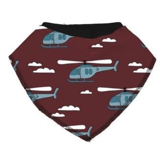 Meyadey Helicopter Sky Dribble Bib