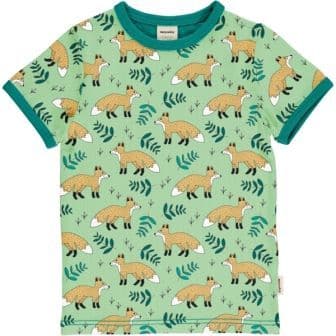 Meyadey Wild Fox Short Sleeve Top