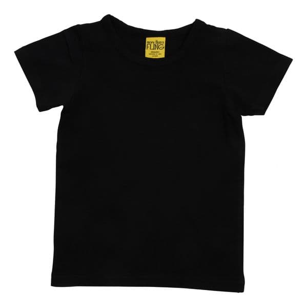 More Than a Fling MTAF Black Short Sleeve Top