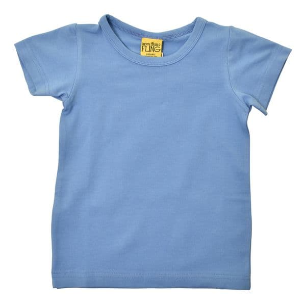 More Than a Fling MTAF Marina Blue Short Sleeve Top