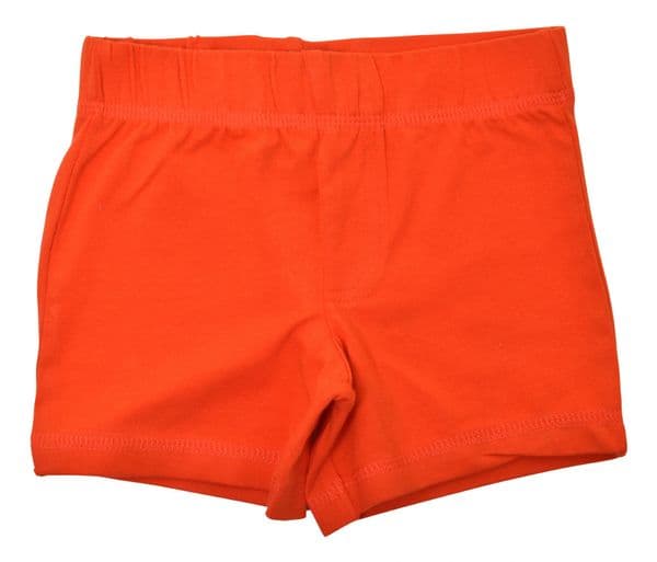 More Than a Fling MTAF Orange Red Aspen Gold Shorts