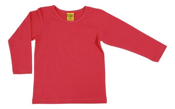 More Than a Fling MTAF Rouge Red Long Sleeve Top