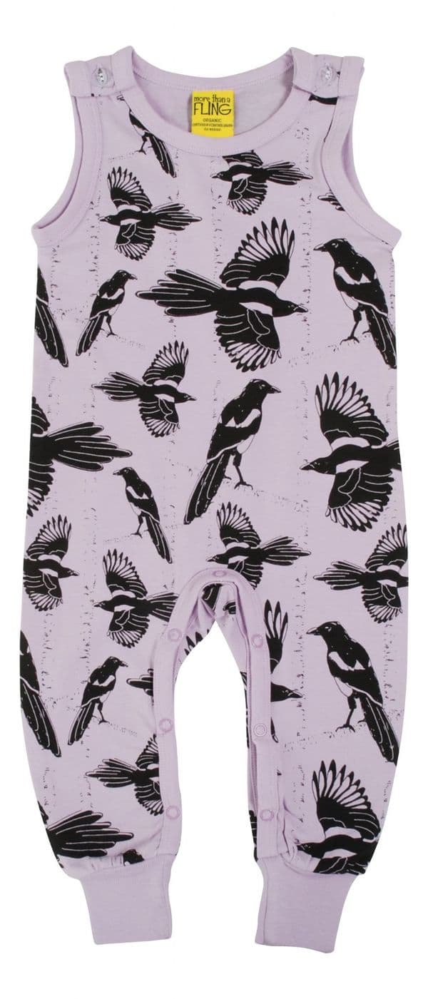 More Than a Fling Pica Pica Orchid Bloom Dungarees