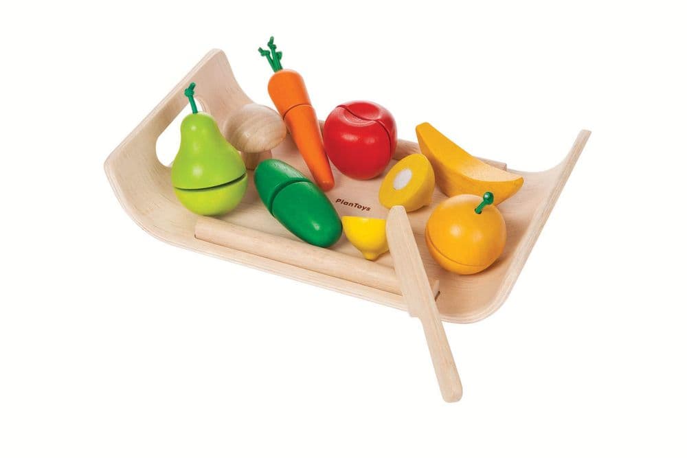 Plan Toys Assorted Fruit and Veg Set - Main Image