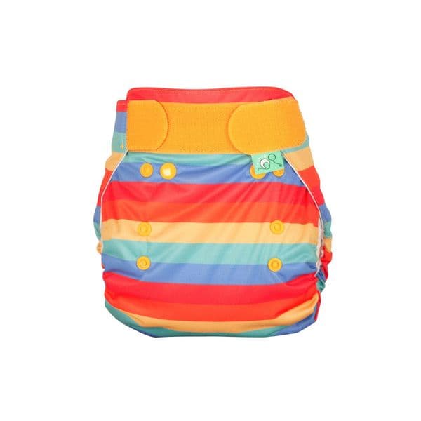 Tots Bots + Frugi Peenut Wrap Rainbow Stripe