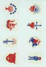 HE2 Warrior designs. 8 different designs.