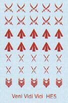 HE5 Squad markings and sgt stripes