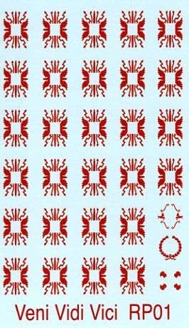 RP01 plastic imperial legionaries. Wings and thunderbolts
