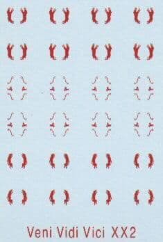 XX02 Republican Roman design, mix of 3 designs. (24)