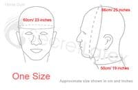 Black Latex Horse Pony Hood