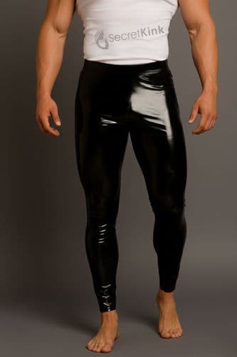 Black Latex Trousers Moulded Seamless |Tight Pants | Unisex S M L