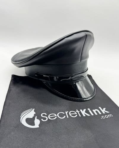 Black Military Style Cap – Dominant Authority Hat