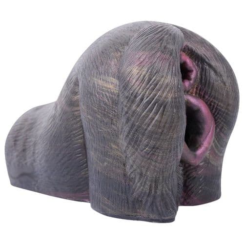 Dog Style 2 Pussy Lifelike Fox Fake Vagina Fleshlight Masturbator Sex Toy Pocket