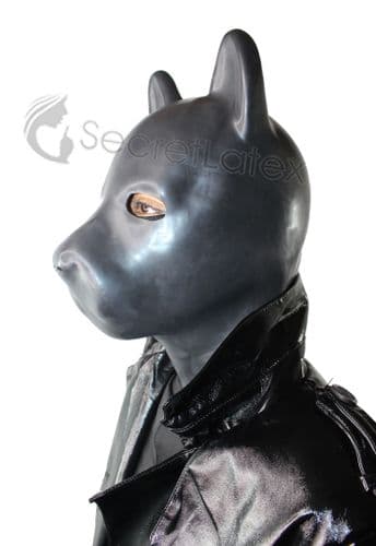 Extra Thick Black Puppy Hood (Heavyweight)