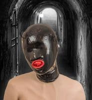 Handmade Latex Hood with Mouth Sheath
