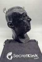 Heavy Wrinkle Moulded Black Latex Hood