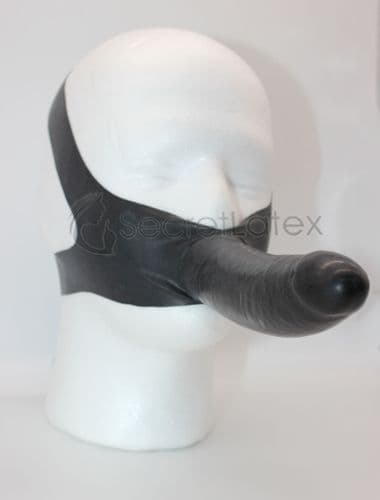 Latex Face Strap-on Dildo