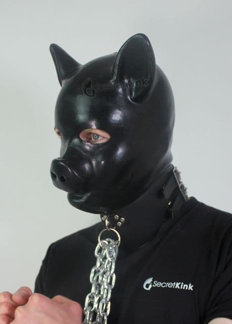 Latex Piglet Hood
