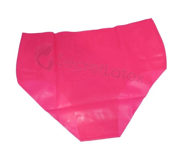 Latex Womens Briefs Pink