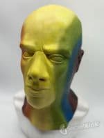 LGBTQ+ Pride Rainbow Hood Full Head Rubber Mask