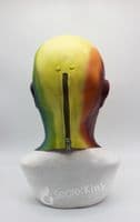 LGBTQ+ Pride Rainbow Hood Full Head Rubber Mask