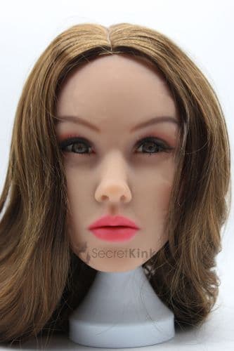 Life Size Female Head (Brunette)