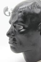 Masculine Moulded Black Latex Hood