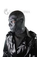 Masculine Moulded Black Latex Hood