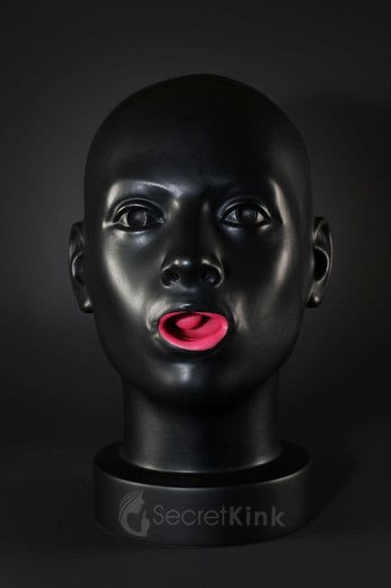 Moulded Latex Hood Female Definition with Gag & Nose Tubes | Fetish Rubber Bondage Mask