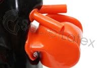 Moulded Latex Rubber Mouth Gag and Nasal Tubes Set